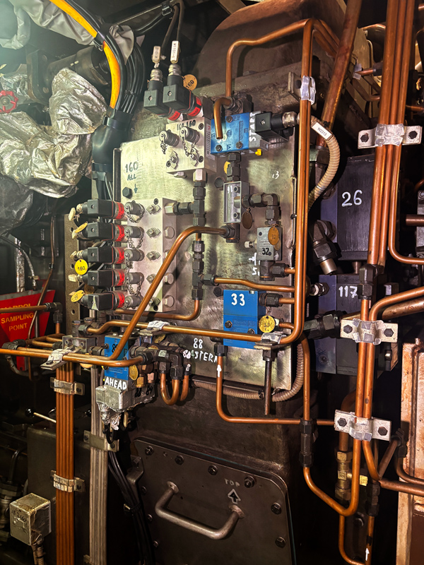 Pneumatic engine control system